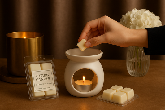 Luxury 6 piece clamshell wax melts