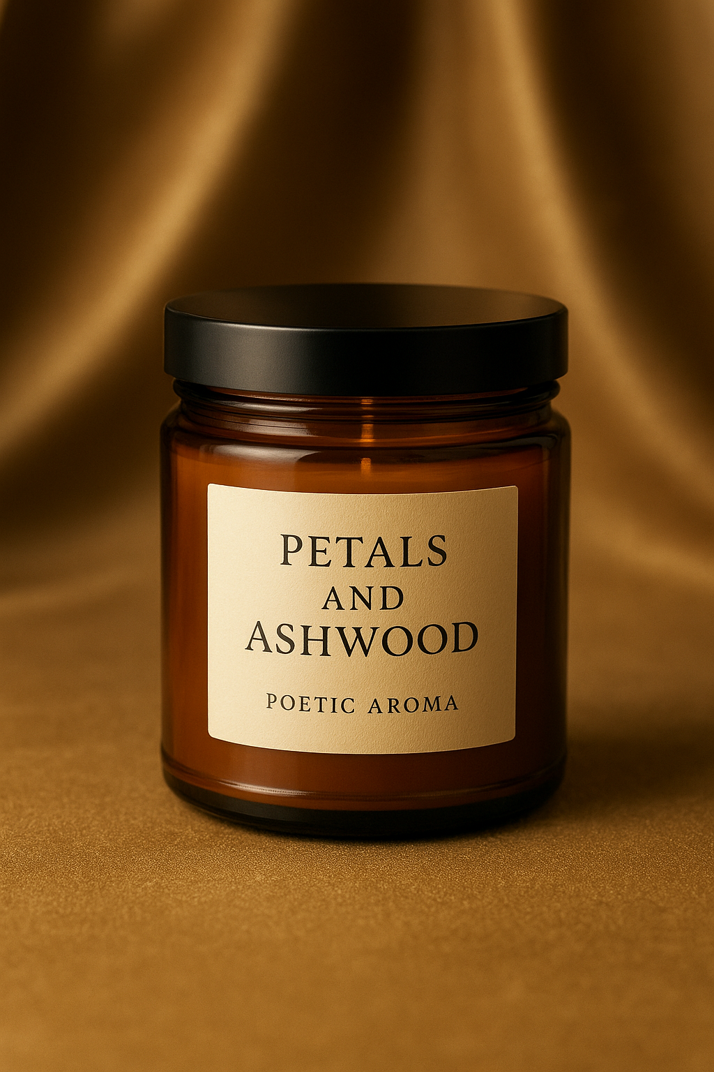 Petals & Ashwood Jar | Poetic Aroma by Kat handmade crafts