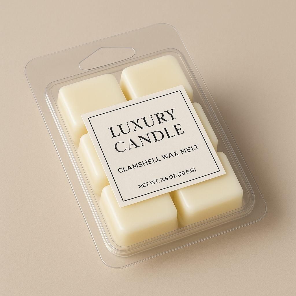 Luxury 6 piece clamshell wax melts