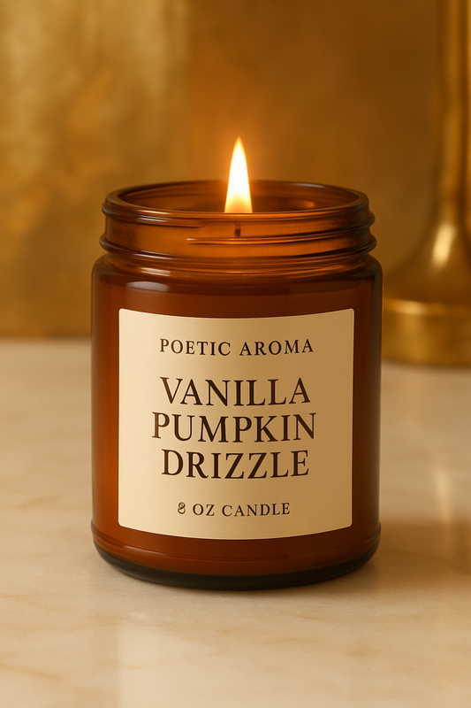 Poetic Aroma Vanilla Pumpkin Jar | Poetic Aroma by Kat handmade crafts