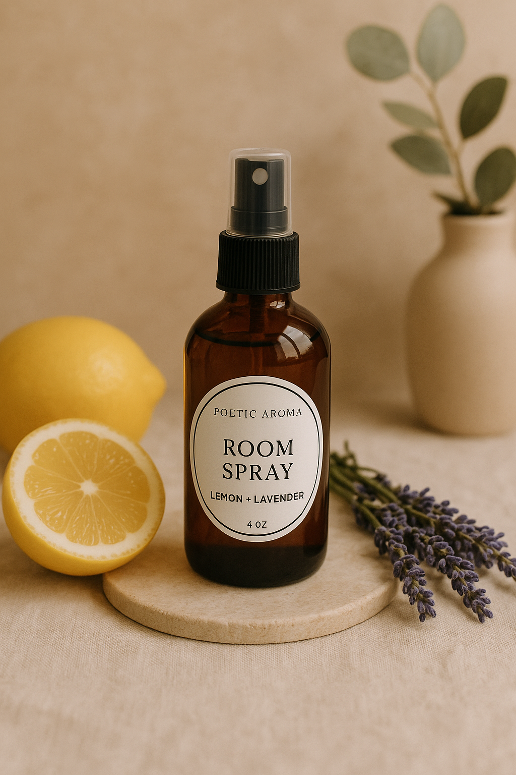 Lemon + Lavender Odor Eliminator Room Spray